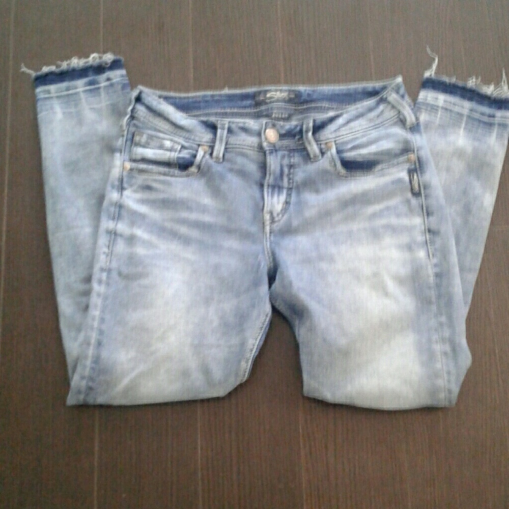 COPY - Silver Avery Ankle Skinny Jeans